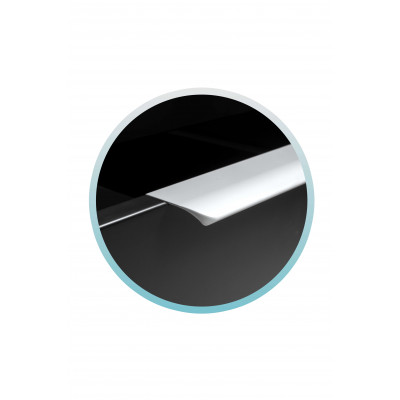 Пенал Монако 40 чорний правий (02024)