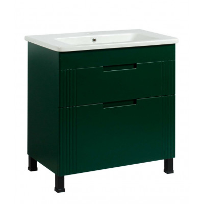 Тумба Бостон Т-8 з умивальником Florence 60 зелена (03000)