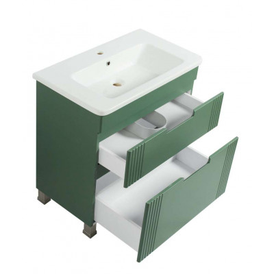 Тумба Бостон Т-8 з умивальником Флоренс 80 олива (03012) Тумба Бостон Т-8 з умивальником Флоренс 80 олива (03012)