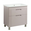 Тумба Бостон Т-8 з умивальником Флоренс 80 пудра (03014) Тумба Бостон Т-8 з умивальником Флоренс 80 пудра (03014)