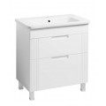 Тумба Бостон Т-8 з умивальником Флоренс 80 біла (03016) Тумба Бостон Т-8 з умивальником Флоренс 80 біла (03016)
