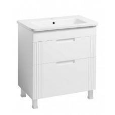 Тумба Бостон Т-8 з умивальником Florence 60 біла (03006)