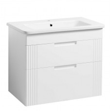 Тумба Бостон Т-8 з умивальником Флоренс 105 біла підвісна (03027)