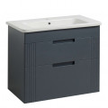 Тумба Бостон Т-8 з умивальником Флоренс 105 графіт підвісна (03029) Тумба Бостон Т-8 з умивальником Флоренс 105 графіт підвісна (03029)