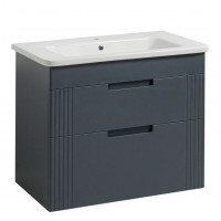 Тумба Бостон Т-8 з умивальником Флоренс 105 графіт підвісна (03029)