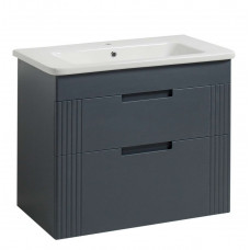 Тумба Бостон Т-8 з умивальником Флоренс 105 графіт підвісна (03029)