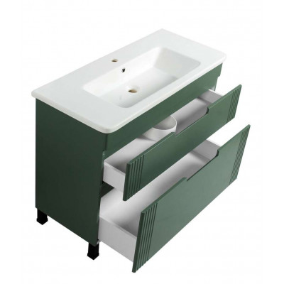 Тумба Бостон Т-8 з умивальником Флоренс 105 олива (03022) Тумба Бостон Т-8 з умивальником Флоренс 105 олива (03022)