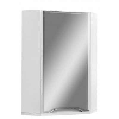 Шафа навісна дзеркальна кутова Мальта права (08121)