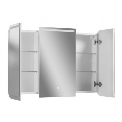 Шафа навісна дзеркальна Крафт 100 LED touch control (08147) Шафа навісна дзеркальна Крафт 100 LED touch control (08147)