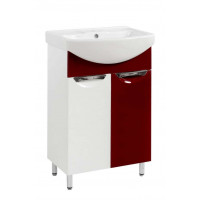 Тумба Мальта Т-1 з умивальником Церсанія 60 бордова (08019)