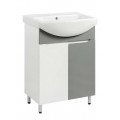 Тумба Мальта Т-1 з умивальником Церсанія 60 сіра (08022) Тумба Мальта Т-1 з умивальником Церсанія 60 сіра (08022)