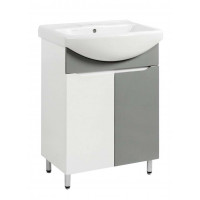 Тумба Мальта Т-1 з умивальником Церсанія 60 сіра (08022)