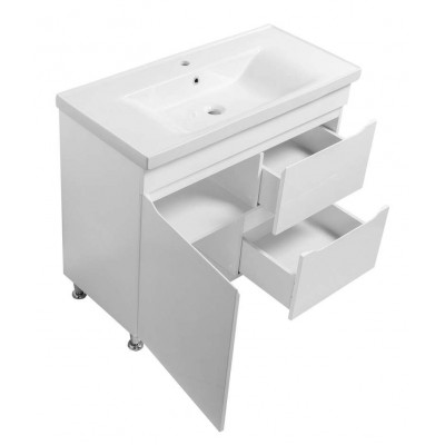 Тумба Мальта Т-4 з умивальником Еліз 100 Д з дотягом (08042) Тумба Мальта Т-4 з умивальником Еліз 100 Д з дотягом (08042)