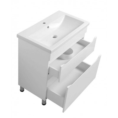 Тумба Мальта Т-8 з умивальником Комо 60 з дотягом (08059) Тумба Мальта Т-8 з умивальником Комо 60 з дотягом (08059)