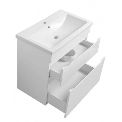 Тумба Мальта Т-8 з умивальником Космополіт 60 (з дотягом) підвісна (08071) Тумба Мальта Т-8 з умивальником Космополіт 60 (з дотягом) підвісна (08071)