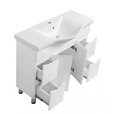 Тумба Мальта Т-19 з умивальником Блум 100 (08085) Тумба Мальта Т-19 з умивальником Блум 100 (08085)