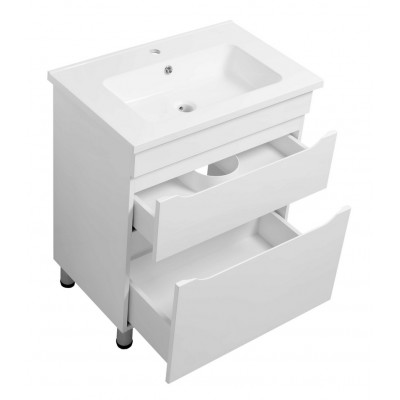 Тумба Мальта Т-8 з умивальником Родео 60 з дотягом (08154) Тумба Мальта Т-8 з умивальником Родео 60 з дотягом (08154)