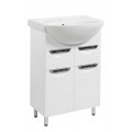 Тумба Остін Т-5 з умивальником Солос 55 (09012) Тумба Остін Т-5 з умивальником Солос 55 (09012)