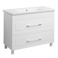 Тумба Атлас Т-8 з умивальником Еліз 100 з дотягом біла (07003) Тумба Атлас Т-8 з умивальником Еліз 100 з дотягом біла (07003)