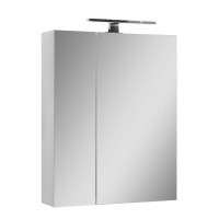 Шафа навісна дзеркальна ЗШ Атлас 65 біла (07030)