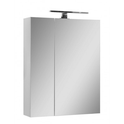 Шафа навісна дзеркальна ЗШ Атлас 65 біла (07030)