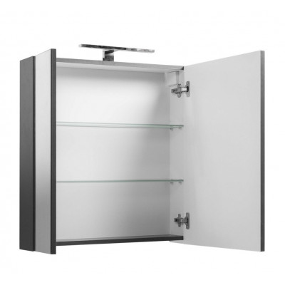 Шафа навісна дзеркальна ЗШ Атлас 65 сіра (07031) Шафа навісна дзеркальна ЗШ Атлас 65 сіра (07031)