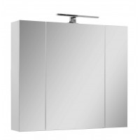 Шафа навісна дзеркальна ЗШ Атлас 100 біла (07034)