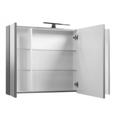 Шафа навісна дзеркальна ЗШ Атлас 100 сіра (07035) Шафа навісна дзеркальна ЗШ Атлас 100 сіра (07035)