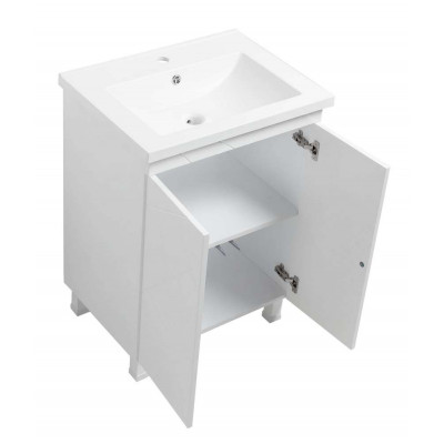 Тумба Аура Т-1 з умивальником Космополіт 60 біла (04018) Тумба Аура Т-1 з умивальником Космополіт 60 біла (04018)