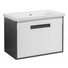 Тумба Петра ТП-2 з умивальником Еліз 80 підвісна Д графіт корпус (06000)