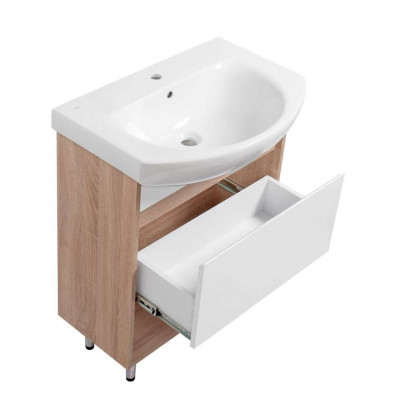 Тумба Смарт Т-3 з умивальником Руна 60 сонома (10000) Тумба Смарт Т-3 з умивальником Руна 60 сонома (10000)