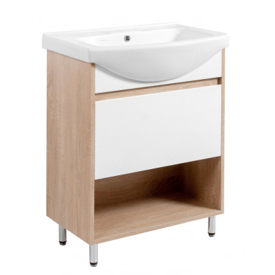 Тумба Смарт Т-3 з умивальником Руна 60 сонома (10000)