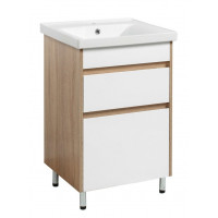 Тумба Смарт Т-8 з умивальником Еліз 55 сонома (10002)