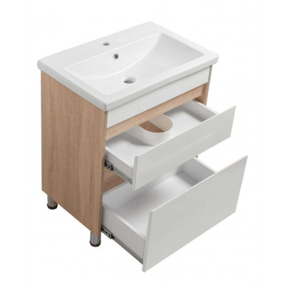 Тумба Смарт Т-8 з умивальником Комо 60 сонома (10004)