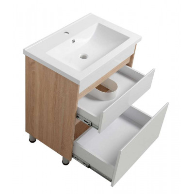 Тумба Смарт Т-8 з умивальником Космополіт 70 сонома (10007)