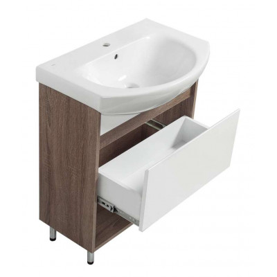 Тумба Смарт Т-3 з умивальником Руна 60 трюфель (10008) Тумба Смарт Т-3 з умивальником Руна 60 трюфель (10008)