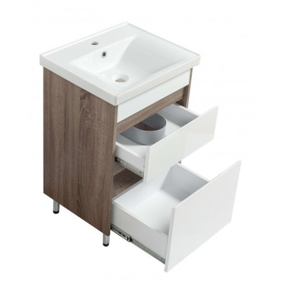 Тумба Смарт Т-8 з умивальником Еліз 65 трюфель (10011) Тумба Смарт Т-8 з умивальником Еліз 65 трюфель (10011)