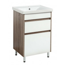 Тумба Смарт Т-8 з умивальником Еліз 55 трюфель (10010)