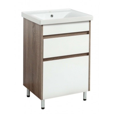 Тумба Смарт Т-8 з умивальником Еліз 65 трюфель (10011)