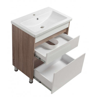 Тумба Смарт Т-8 з умивальником Комо 70 трюфель (10013) Тумба Смарт Т-8 з умивальником Комо 70 трюфель (10013)