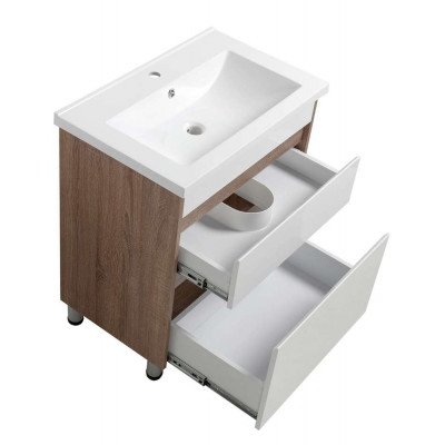 Тумба Смарт Т-8 з умивальником Космополіт 60 трюфель (10014) Тумба Смарт Т-8 з умивальником Космополіт 60 трюфель (10014)