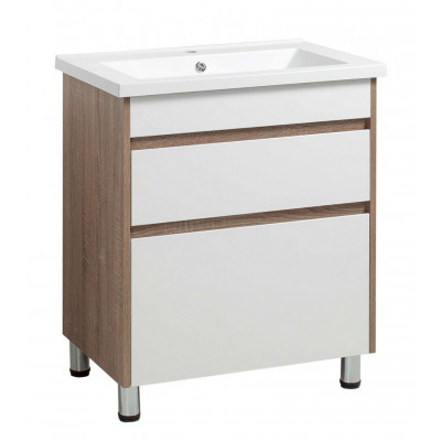 Тумба Смарт Т-8 з умивальником Космополіт 60 трюфель (10014)