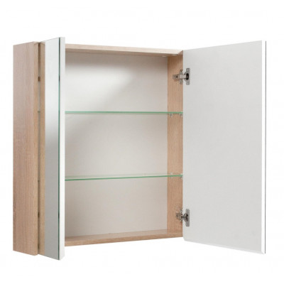 Шафа навісна дзеркальна Смарт 70 ЗШ сонома (10027)