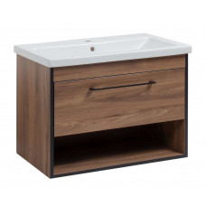 Тумба Хілтон Т-3 з умивальником Комо 60 з дотягом, підвісна (05008)