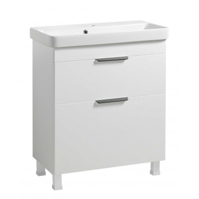 Тумба Монако Т-8 з умивальником Oliver 70 біла (02000) Тумба Монако Т-8 з умивальником Oliver 70 біла (02000)