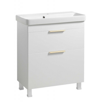 Тумба Монако Т-8 з умивальником Oliver 70 біла (02000) Тумба Монако Т-8 з умивальником Oliver 70 біла (02000)