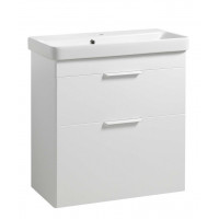 Тумба Монако Т-8 з умивальником Oliver 70 підвісна біла (02001)