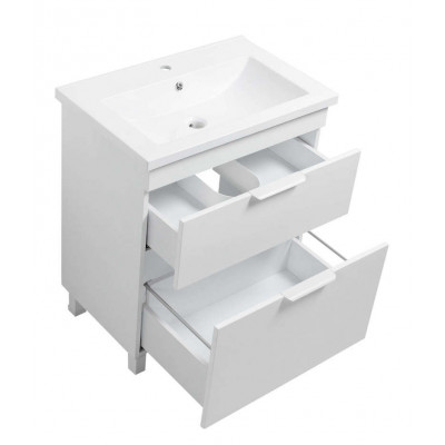 Тумба Монако Т-8 з умивальником Космополіт 70 біла (02014)