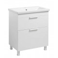 Тумба Монако Т-8 з умивальником Комо 70 біла (02018)