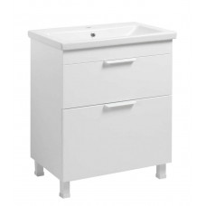 Тумба Монако Т-8 з умивальником Комо 70 біла (02018)